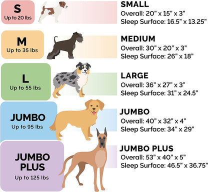 Memory Foam Dog Bed for Medium/Small Dogs W/ Removable Bolsters & Washable Cover, for Dogs up to 35 Lbs - Plush & Woven Decor Comfy Couch Sofa - Diamond Brown, Medium